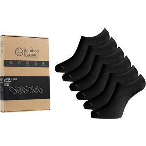 Bamboo Basics sokken giftbox 6-pack footies jamie zwart unisex