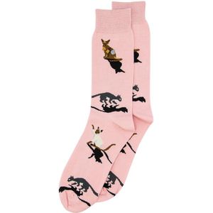 Alfredo Gonzales sokken cats roze unisex