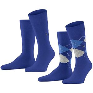 Burlington everyday mix 2-pack sokken blauw 6048 heren