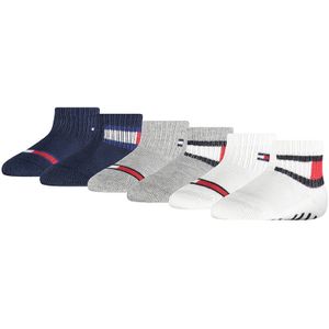 Tommy Hilfiger baby 6-pack sokken flag multi unisex