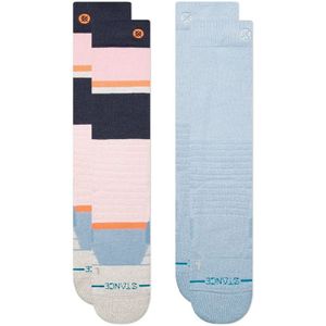 Stance performance freshtek infiknit snow 2-pack sokken powdered mid poly multi unisex