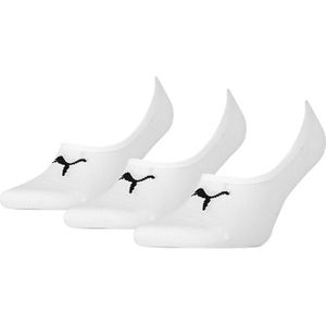 PUMA footies 3-pack sokken wit unisex