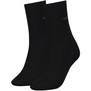 Calvin Klein dames 2-pack sokken basic zwart dames