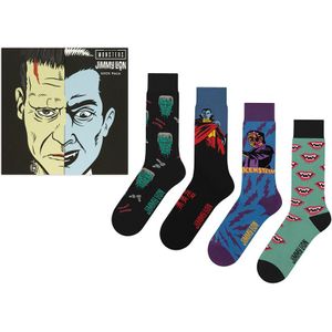 Jimmy Lion universal monsters giftbox 4-pack sokken multi (Universal Monsters) unisex