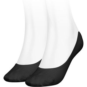 PUMA dames classic footies 2-pack sokken zwart dames