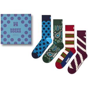 Happy Socks giftbox 4-pack sokken new vintage multi unisex
