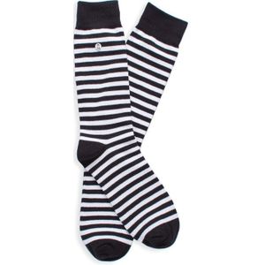 Alfredo Gonzales sokken stripes zwart & wit unisex
