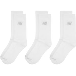 New Balance performance 3-pack sokken cotton basic wit unisex