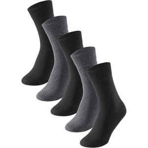 Schiesser 5-pack sokken basic grijs heren