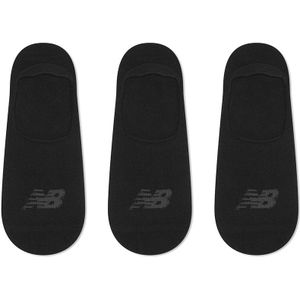 New Balance sokken performance 3-pack footies cotton basic zwart II unisex