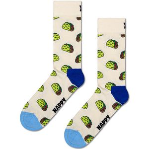 Happy Socks sokken taco wit unisex