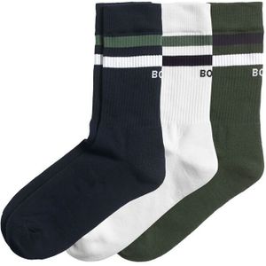 Björn Borg essential 3-pack sokken double stripe multi unisex