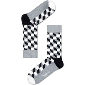 Happy Socks Filled Optic Sock - unisex sokken - Unisex - Maat: 36-40