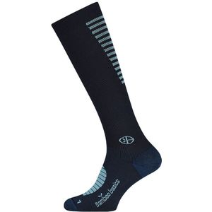 Bamboo Basics sport compressiesokken blauw unisex