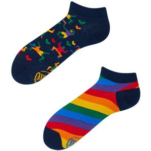Many Mornings sneakersokken over the rainbow unisex