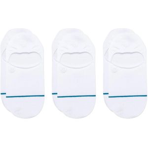Stance sokken casual 3-pack footies icon wit unisex