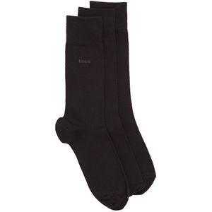 Hugo Boss boss 3-pack sokken uni zwart heren