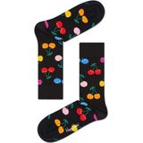 Happy Socks sokken cherry zwart ii unisex