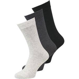 Jack & Jones 3-pack sokken rafael grijs & zwart heren