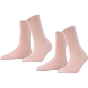FALKE sokken dames happy 2-pack roze dames