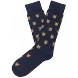 Jimmy Lion sokken owls blauw unisex