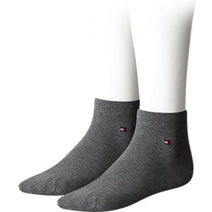 Tommy Hilfiger 2-pack quartersokken grijs heren