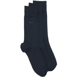 Hugo Boss boss 3-pack sokken uni blauw heren