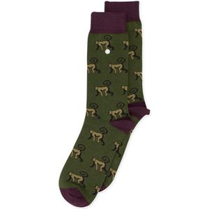 Alfredo Gonzales sokken monkeys groen unisex