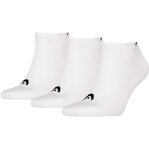 HEAD 3-pack sneakersokken training wit unisex