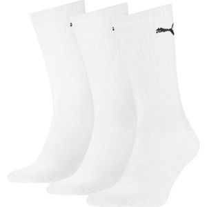 PUMA sport lightweight 3-pack sokken wit unisex