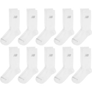 New Balance performance 10-pack sokken wit unisex