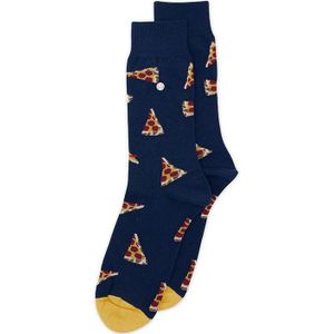 Alfredo Gonzales sokken pizza blauw II unisex