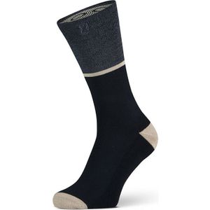 XPOOOS bamboe sokken essential graphics basic zwart & grijs heren