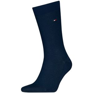 Tommy Hilfiger sokken premium basket wool blauw heren