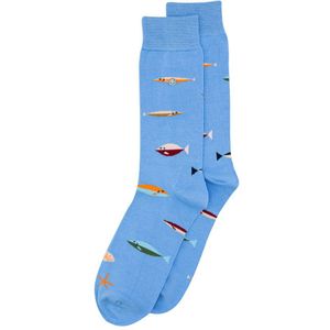 Alfredo Gonzales sokken fish blauw unisex