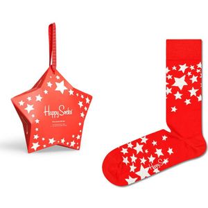 Happy Socks giftbox sokken stars rood unisex