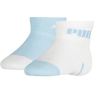 PUMA baby 2-pack sokken mini cats lifestyle blauw & wit unisex