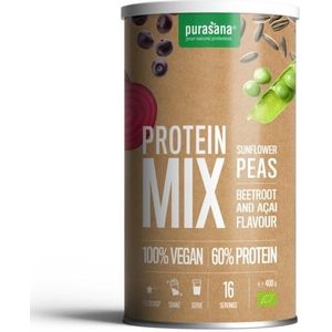 Protein mix pea sunflower beetroot acai vegan bio