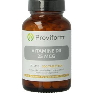 Vitamine D3 - 25 mcg (1000IE)