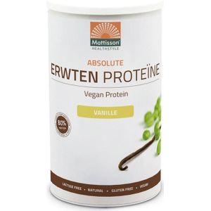 Mattisson Absolute erwten proteine vanille vegan 350 gr