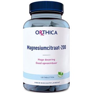 Orthica Magnesium Citraat 200 (120 tabletten)