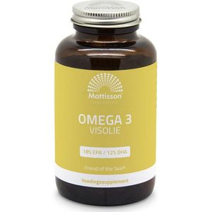 Mattisson - Omega 3 Visolie EPA 18% / DHA 12% 1000mg - Friend of the Sea - 120 capsules