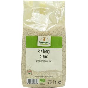 Witte langgraan rijst bio