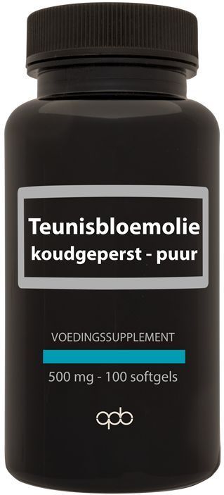 Teunisbloemolie koudgeperst puur 500mg