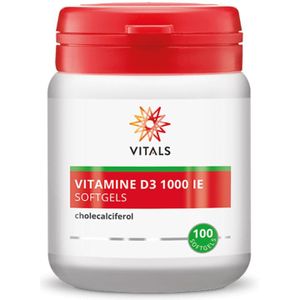 Vitals Vitamine D3 1000IE (100 softgels)