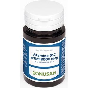 Bonusan Vitamine B12 8000 mcg actief (60 zuigtabletten)