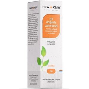 New Care Vitamine D3 Druppels Waterbasis (25 ml)