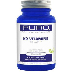 Puro K2 Vitamine (30 capsules)