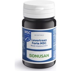 Bonusan Levertraan Forte MSC 60 softgels