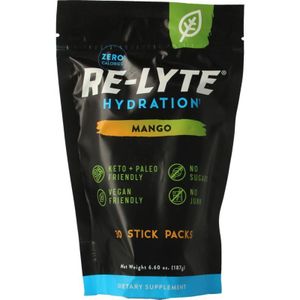 Re-Lyte - Electrolyte Drink Mix - Mixed Berry - 30 Stick Packs - 30 x 6.3 gram